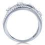 Kobelli Diamond Anniversary Band Asymmetrical 1/2 CTW 10k White Gold
