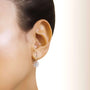Kobelli Diamond Floral Latch Back Drop Earrings 2/5 CTW 10k Rose Gold 62492-R