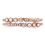 Kobelli Diamond Two Row Fashion Band 1/4 CTW 10k Rose Gold