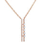 Kobelli Dual Bar Diamond Necklace