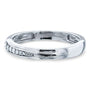 Kobelli White Diamond Dash Ring 10k White Gold