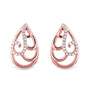 Kobelli Wispy Teardrop Diamond Earrings 10k Gold