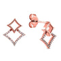 Kobelli Diamond Kite Earrings 10k Gold