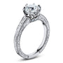 Kobelli Vintage 6-Prong 1 Carat Solitaire Diamond Ring - Multiple Gold Options