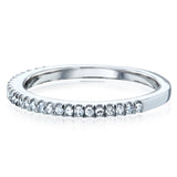 Conjunto de anéis de noiva redondos brilhantes de moissanite e diamante Halo de 3 peças 2 1/2 CTW ouro branco 14k
