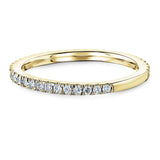 Kobelli 1/4ct tw diamant klassisk bryllupsbånd 14k gull