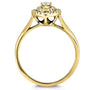 Kobelli Pear Double Halo Diamond Ring 14k Yellow Gold