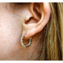 Kobelli 1 Carat Huggie Diamond Earrings 14k Yellow Gold 62540-Y