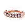 Kobelli Triple Row Diamond Bubble Ring