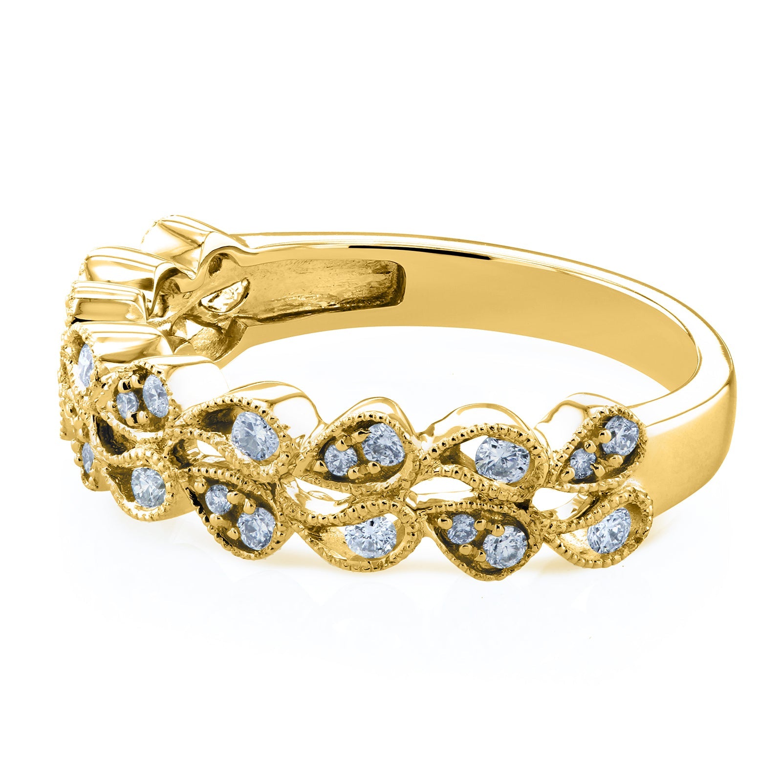 0.25 Carat Natural Diamond Lupine Ring