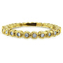 Kobelli Ribbed Bezel Diamond Band 10k Yellow Gold