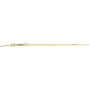 Kobelli Triple Bezel Diamond Necklace 14K Gold, 18 or 16 Inch