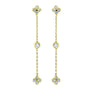 Kobelli Floral Diamond Chain Earrings 14k Yellow Gold 62556-Y