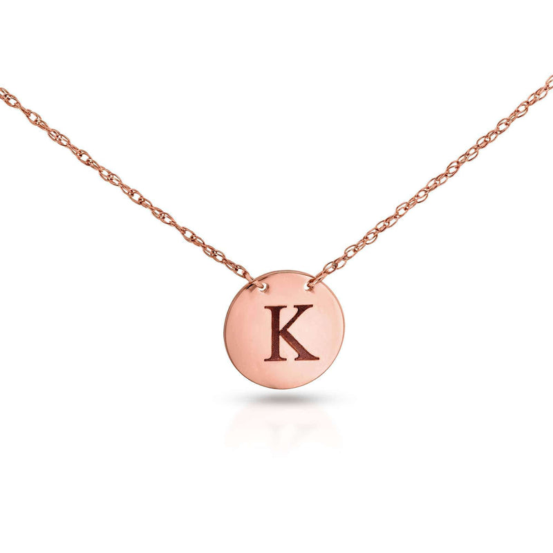 14K Gold Plated K Pendant Necklace – kissyanjewelry