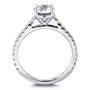 Kobelli Round 1ct Diamond Peg Cathedral Ring