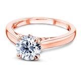 Kobelli 1 karat diamant solitaire ring 62642r-1e/4.5r