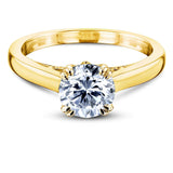 Kobelli 1 karat diamant solitaire ring med gren