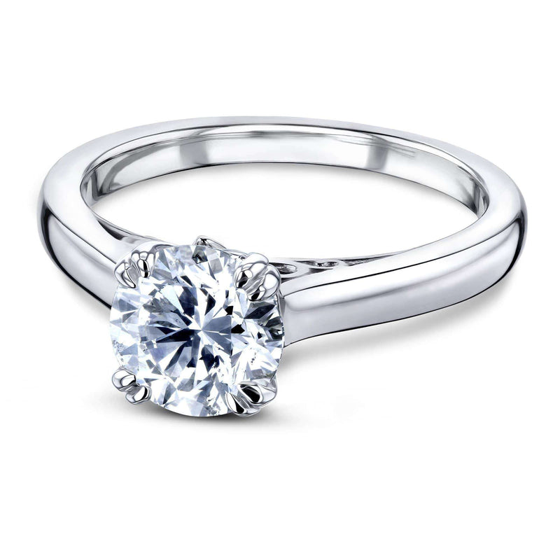 Kobelli 1 karat diamant solitaire ring 62642r-1e/4.5w