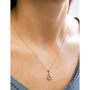 Kobelli Rose Gold Diamond Hammock Necklace 62660-R
