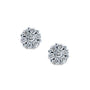 Kobelli 1/2ct.tw Diamond Cluster Round Earrings 10k Gold