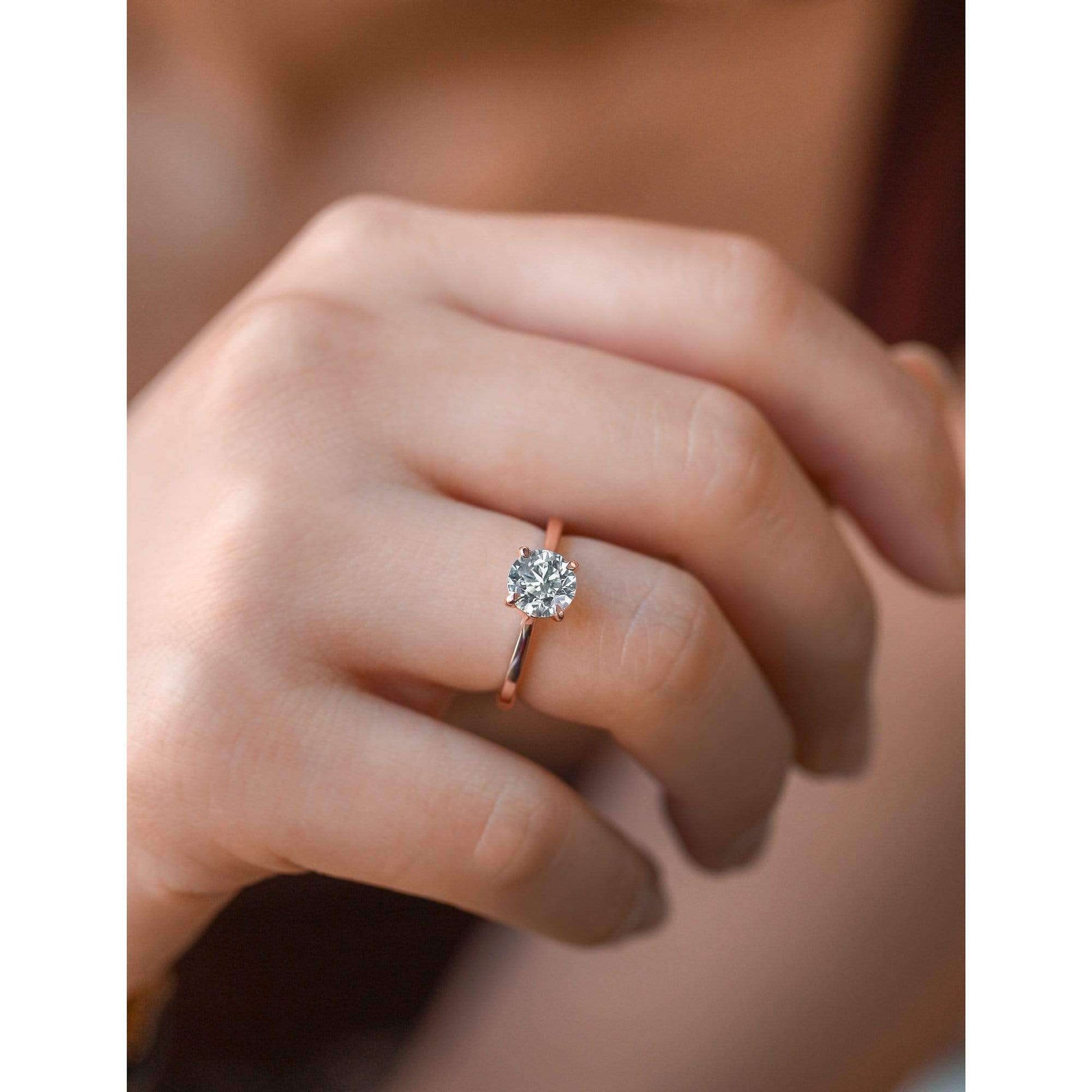 Kobelli 1ct Round Diamond Volutes W-Head Ring