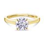 Kobelli 1ct Round Diamond Volutes W-Head Ring