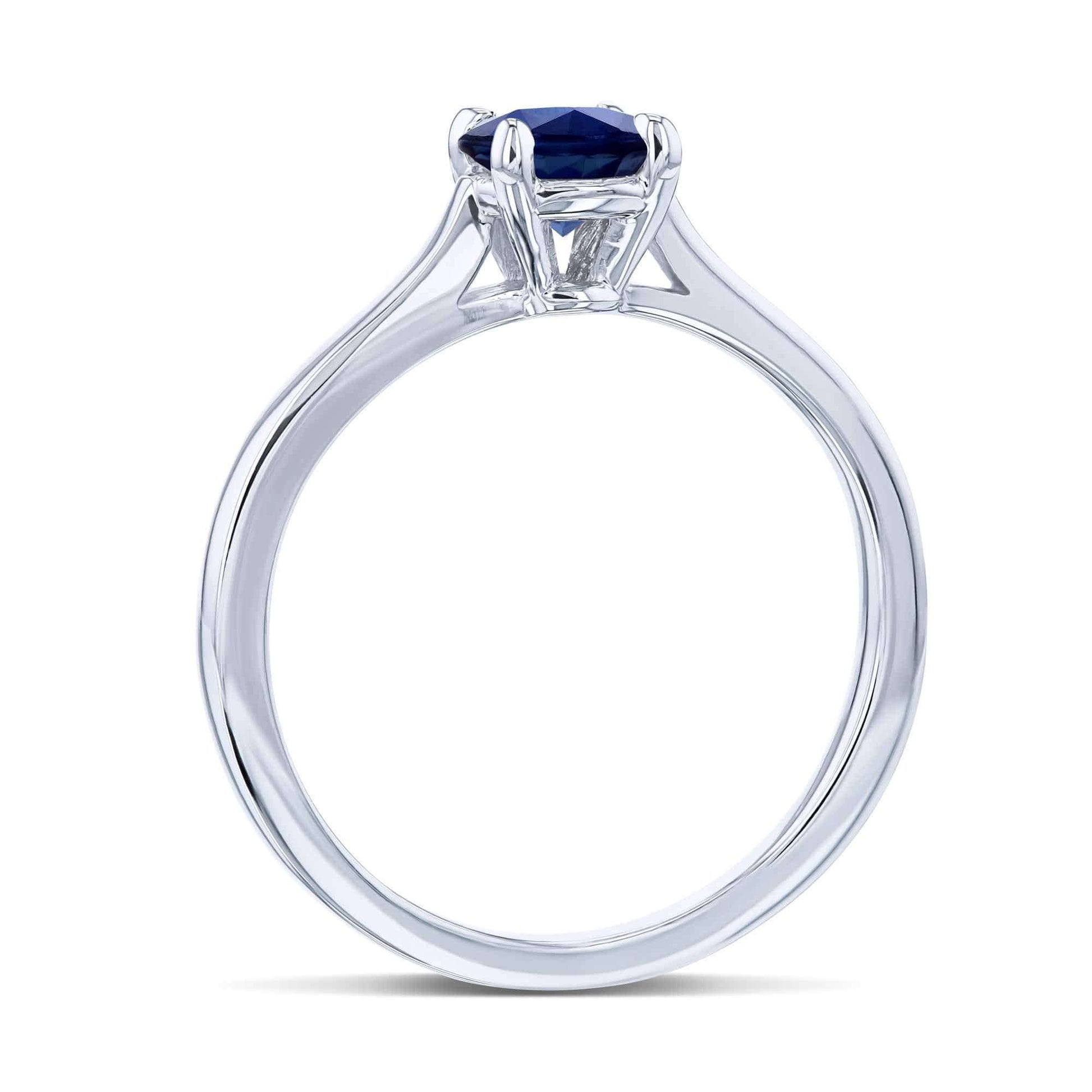 Kobelli 5mm Blue Sapphire Ring