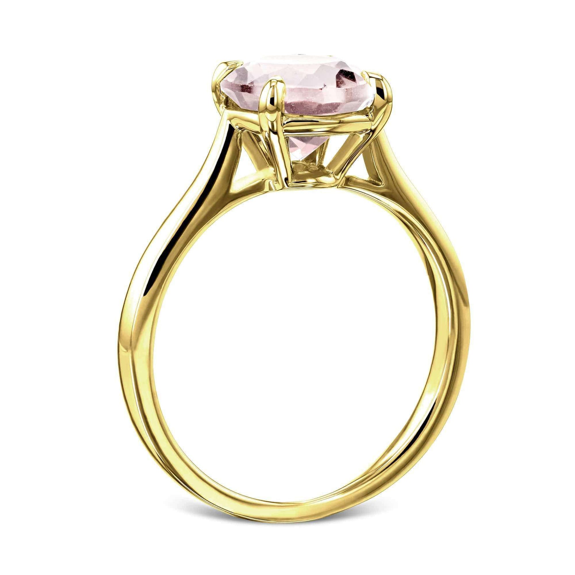 Kobelli 8mm Morganite Ring