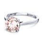 Kobelli 8mm Morganite Ring 62735RMR-2E/4W