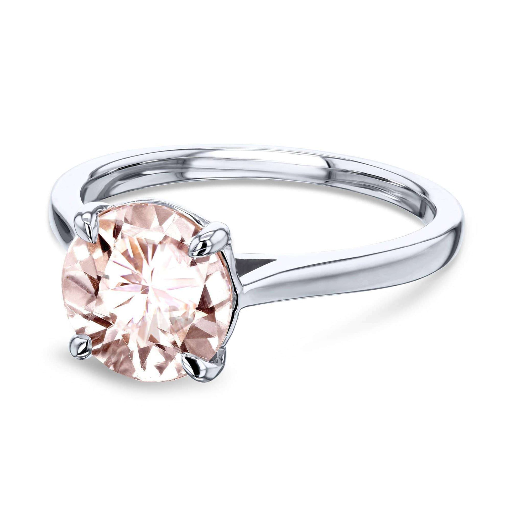 Kobelli 8mm Morganite Ring 62735RMR-2E/4W