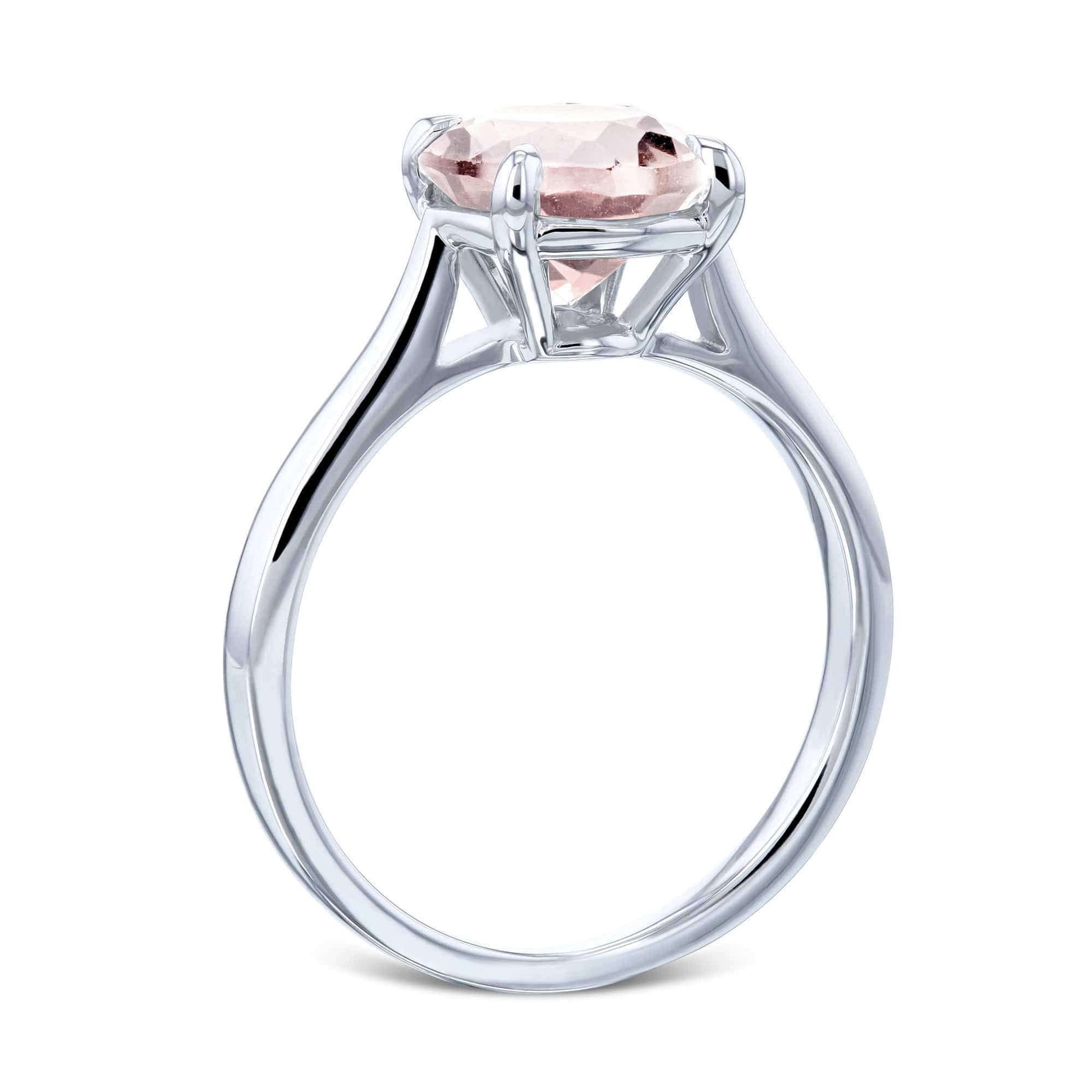 Kobelli 8mm Morganite Ring
