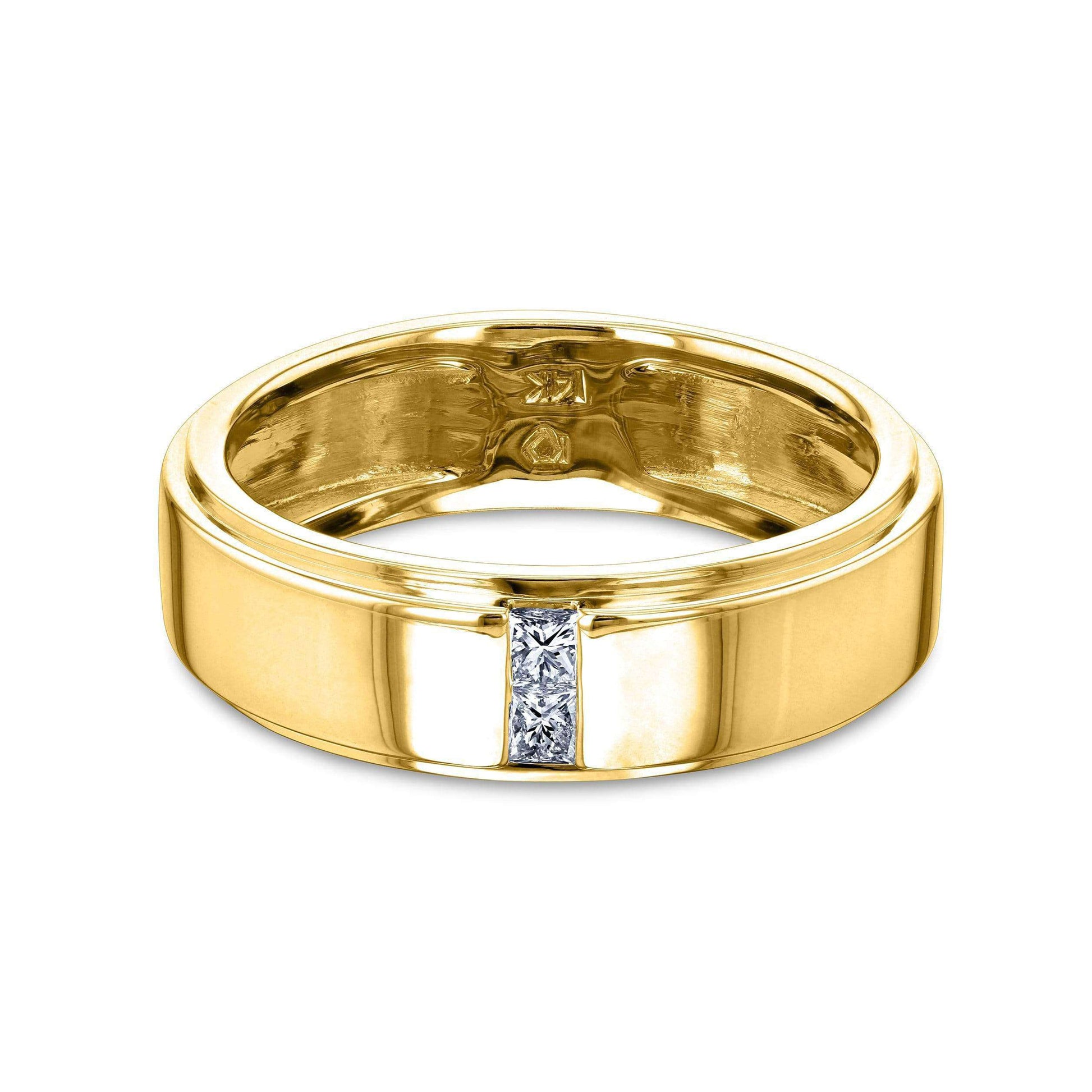 6mm Natural Diamond Glossy Tony Ring