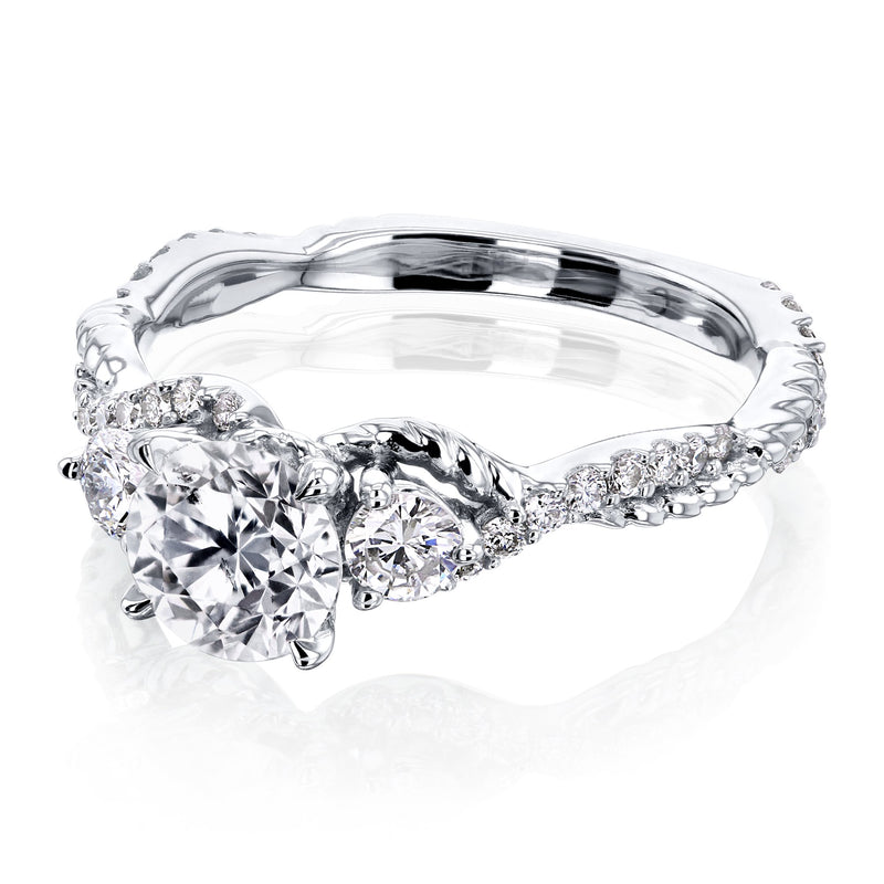 Anéis de noivado com diamante e pedra Kobelli 3