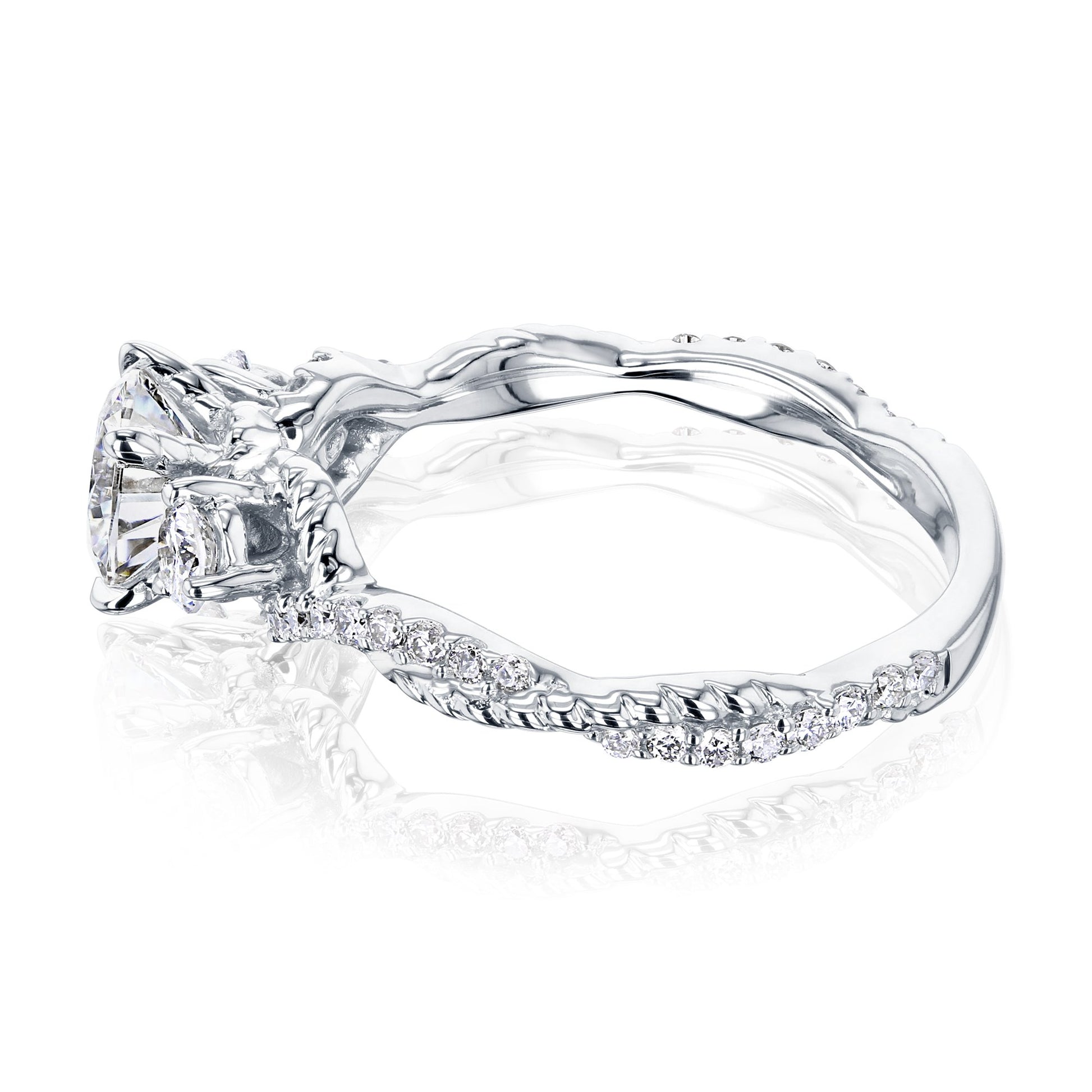 Kobelli 3 Stone Diamond Engagement Rings