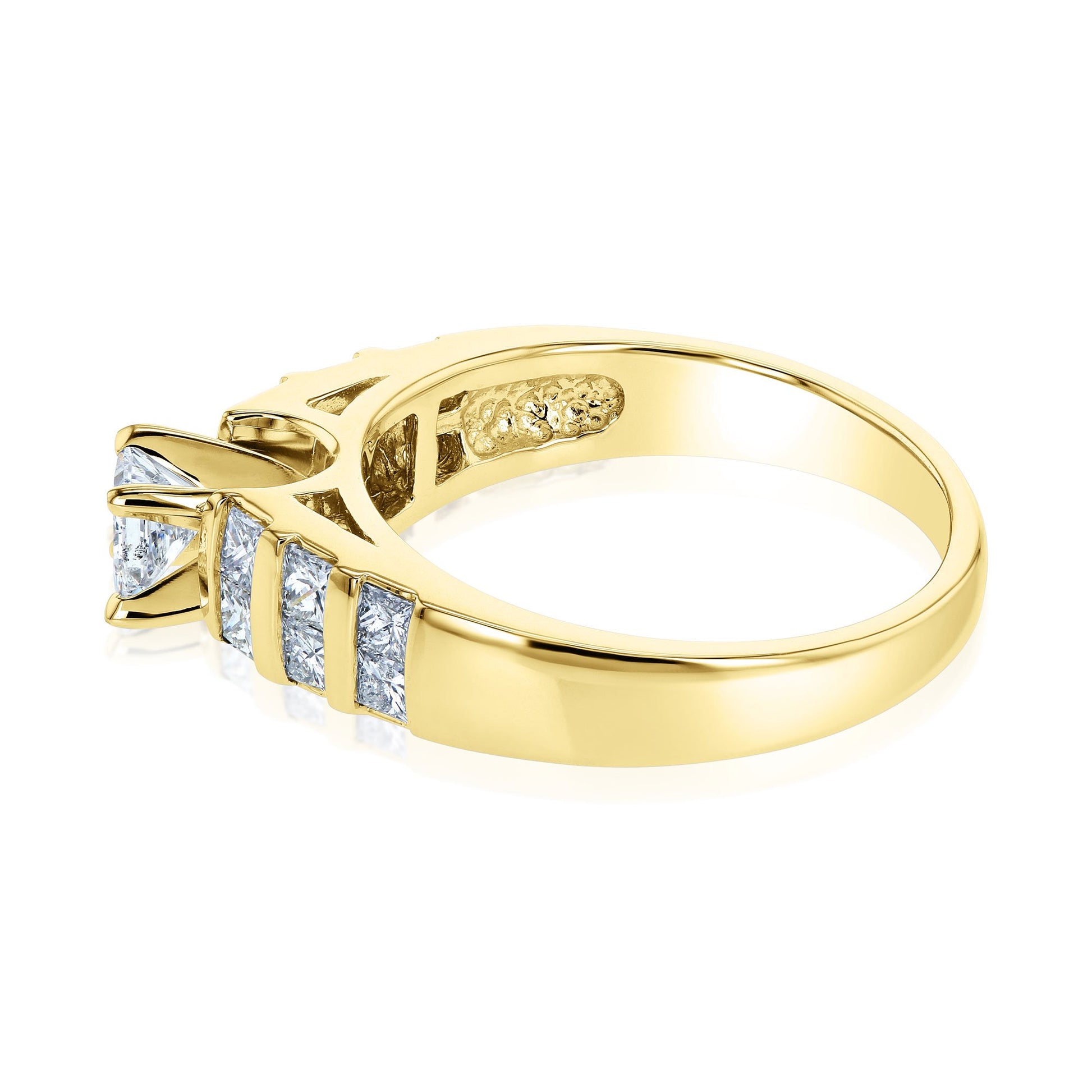 Kobelli Vertical Channel Diamond Ring