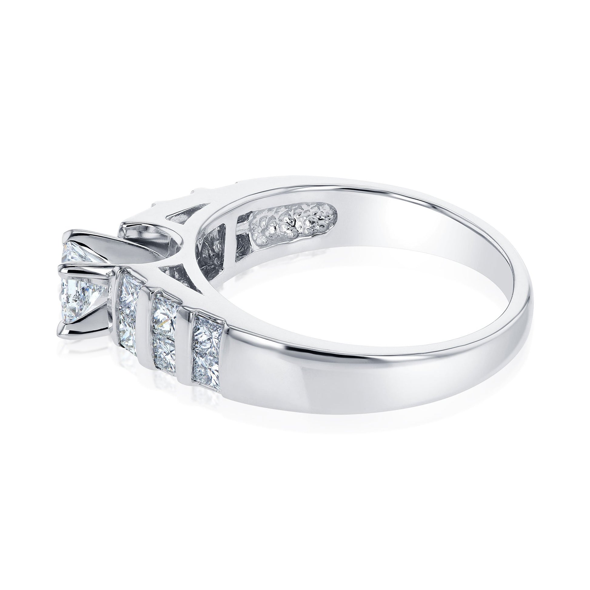 Kobelli Vertical Channel Diamond Ring