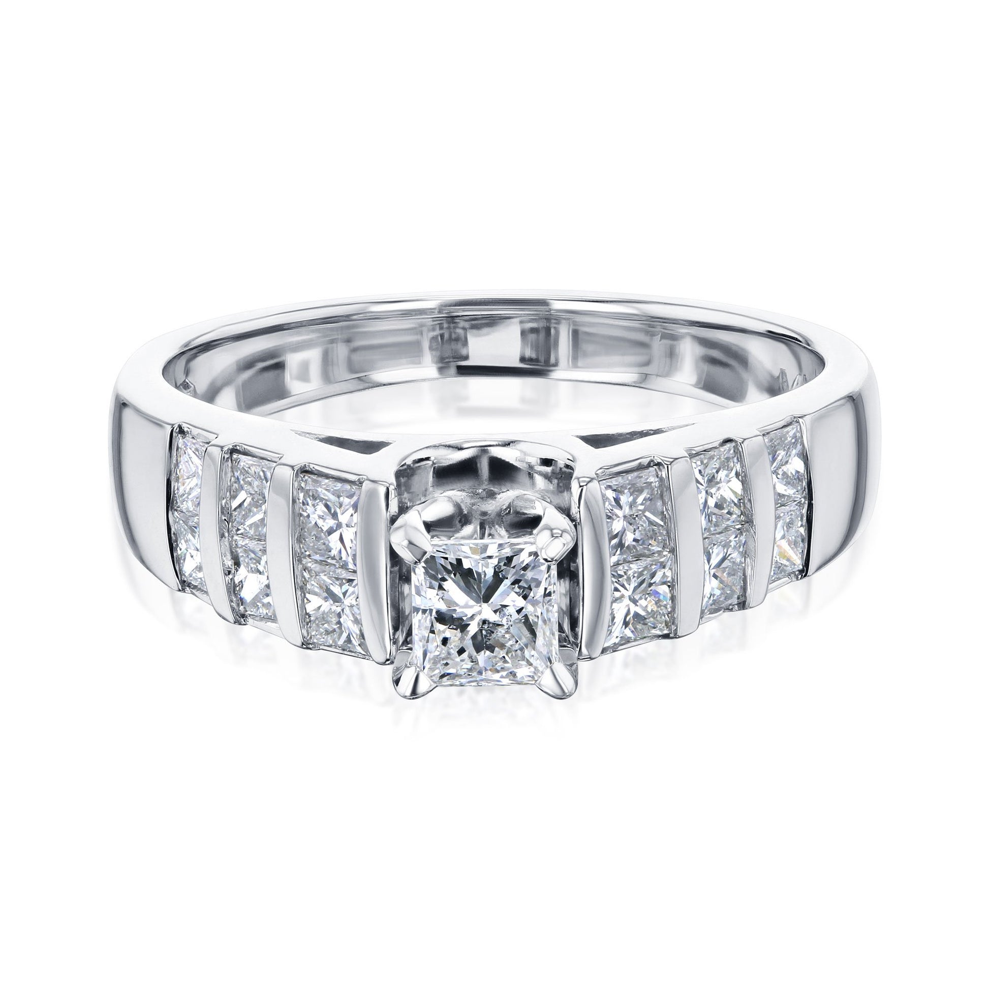 Kobelli Vertical Channel Diamond Ring