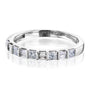 Kobelli Princess and Baguette Diamond Band