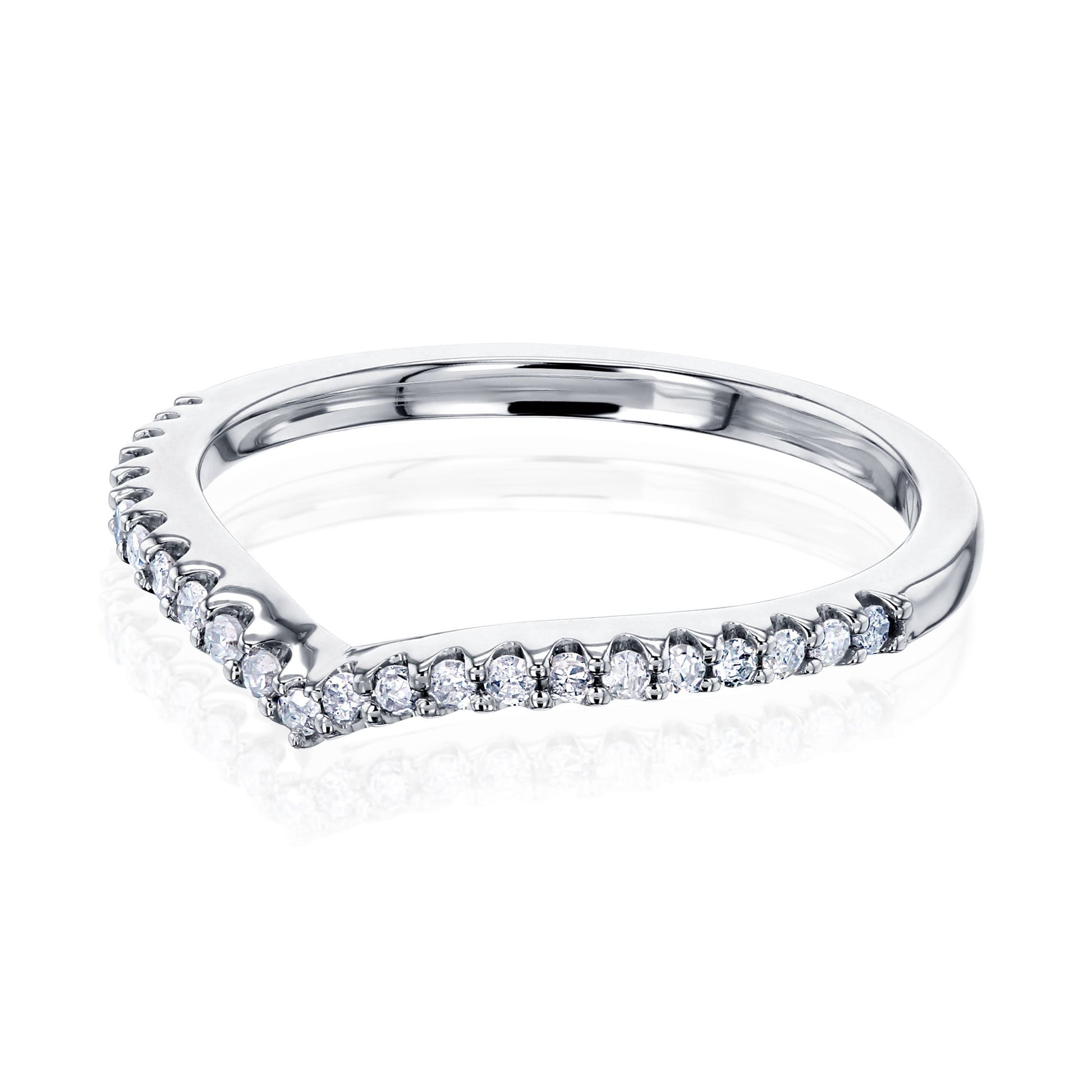 Kobelli The Slim Chevron Diamond Band