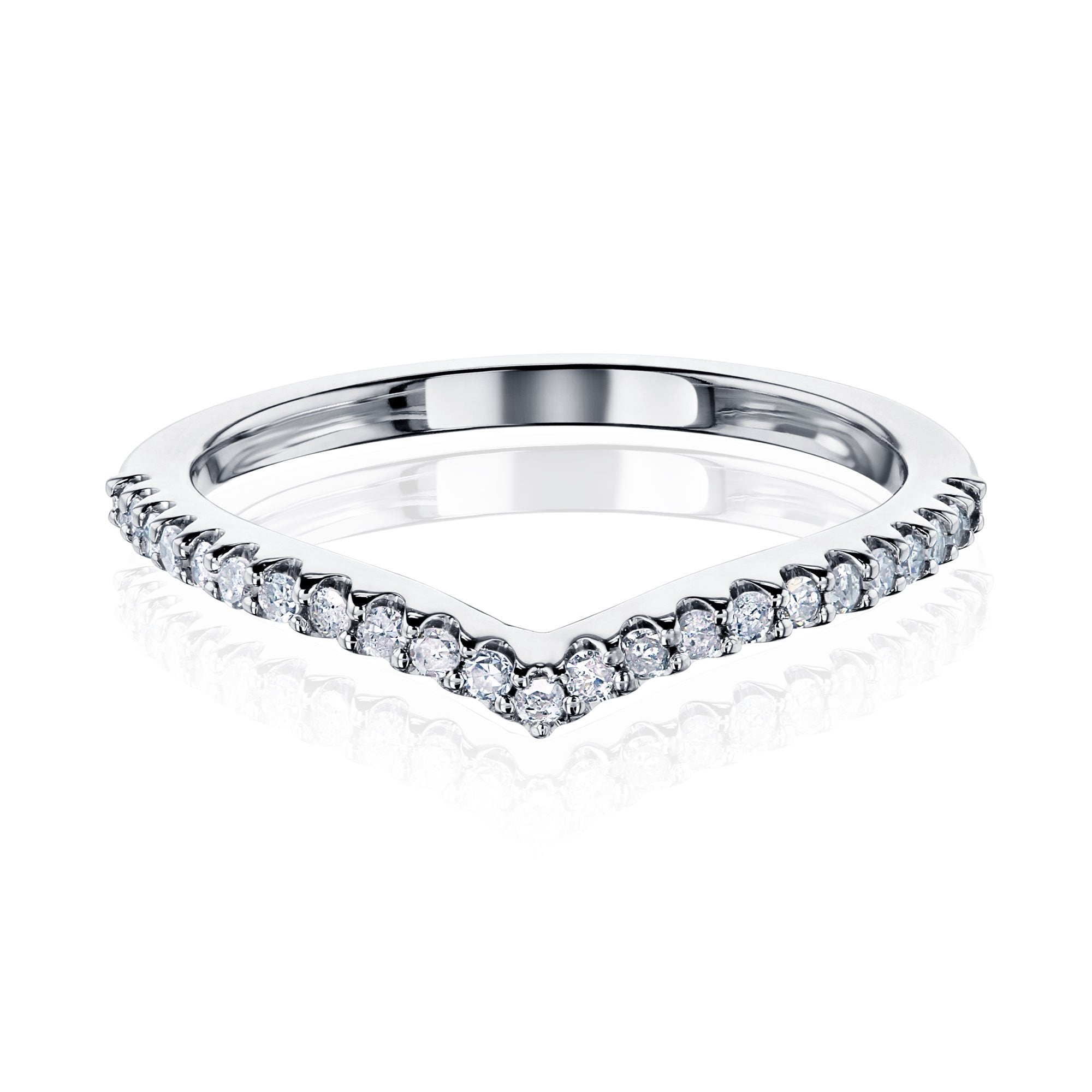 Kobelli The Slim Chevron Diamond Band