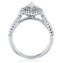 Kobelli Marquis Cluster Double Halo Split Shank Ring