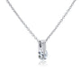 Kobelli Round Suspended Solitaire Necklace