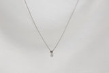 Kobelli Round Suspended Solitaire Necklace