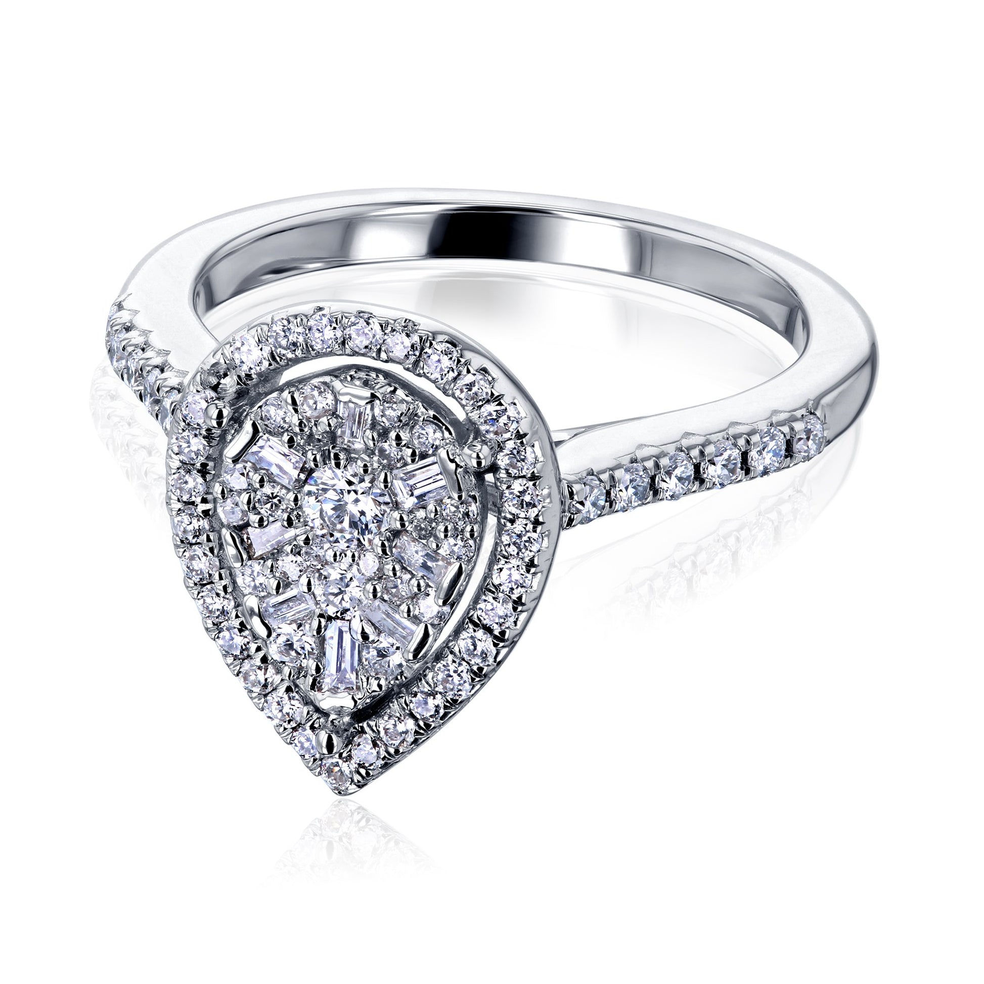 Kobelli Diamond Cluster Rings