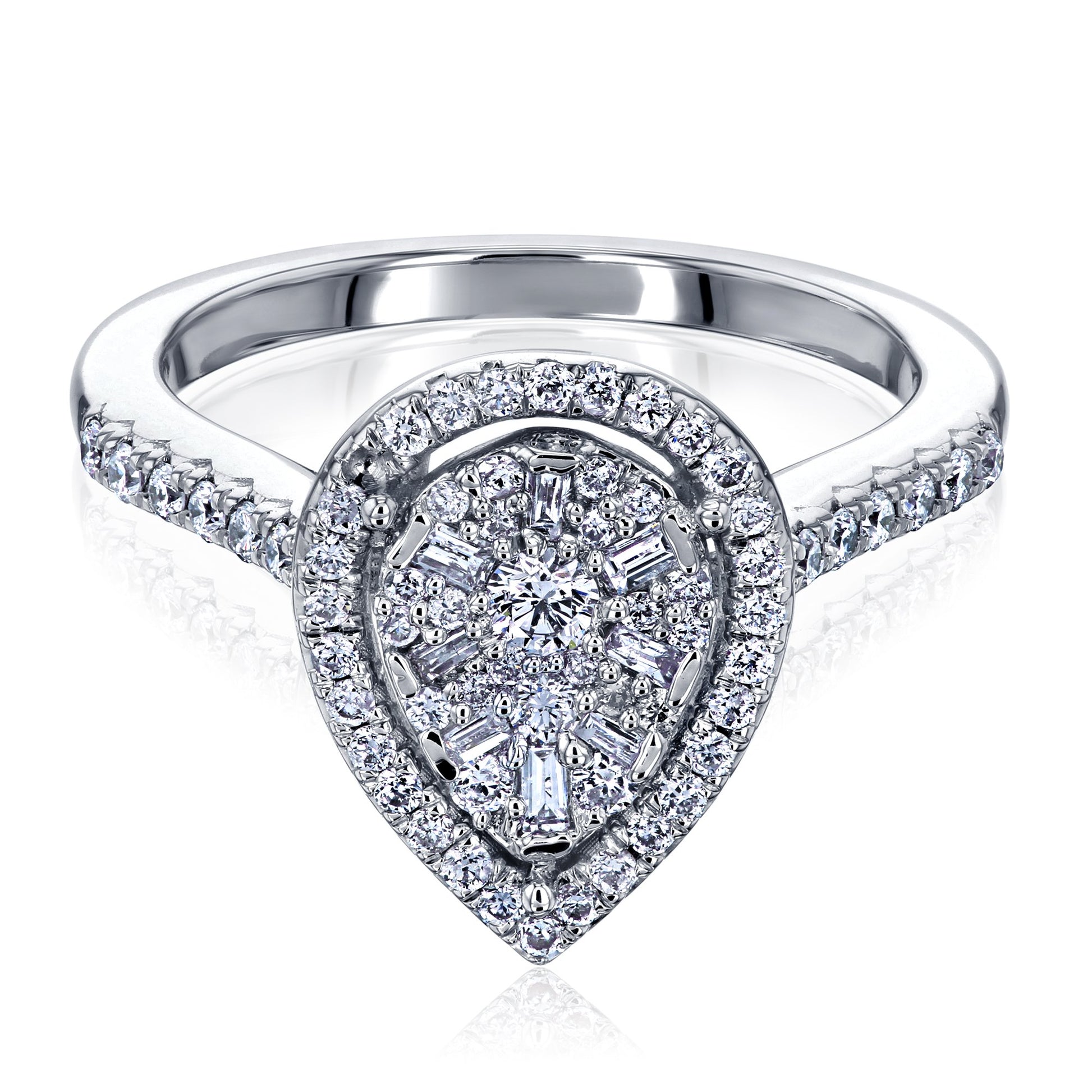 Kobelli Diamond Cluster Rings