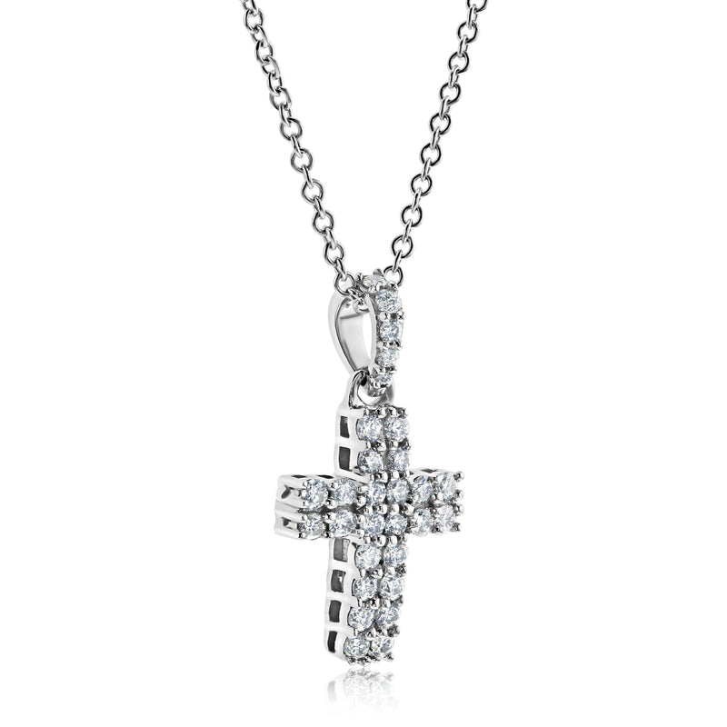 Kobelli Diamond Cross Necklace