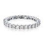 Kobelli 1 CTW Deep U-Prong Natural Diamond Eternity Wedding Band in 14k Gold
