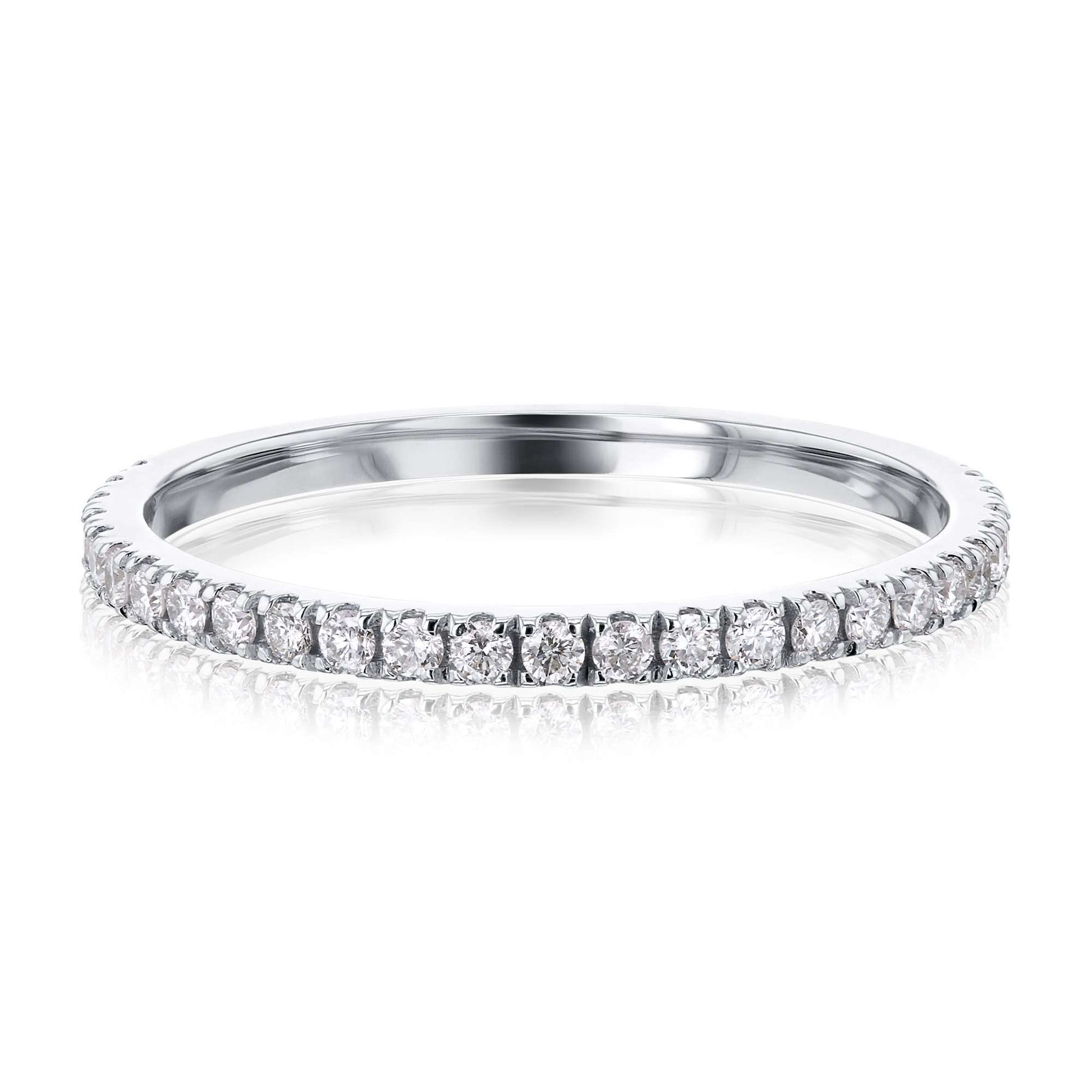 Kobelli Scalloped Pave Diamond Wedding Band