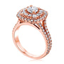 Kobelli 1 3/4ct Natural Diamond Double Halo Ring