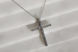 Kobelli Cross Diamond Pendant Necklace